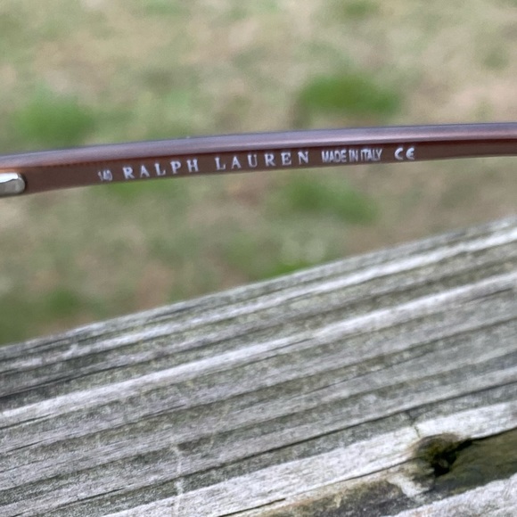 Ralph Lauren glasses frames Tan RL649 Made in Italy - Picture 6 of 13